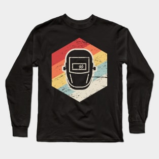 Retro 70s Welder Icon Long Sleeve T-Shirt